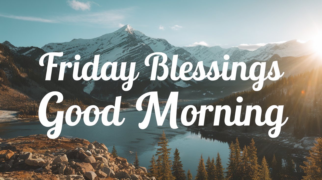 Friday blessings good morning
