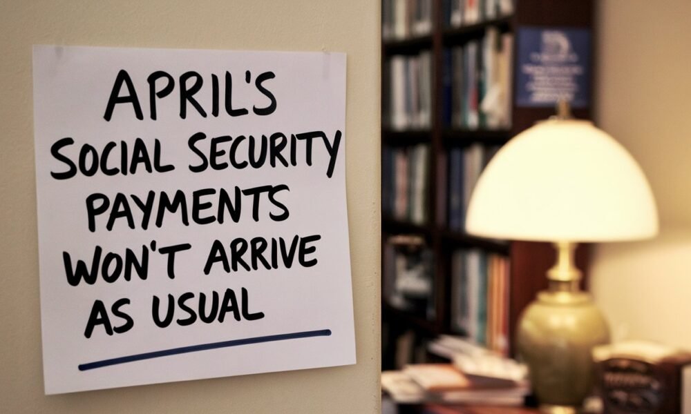 April's Social Security payments won't arrive as usual