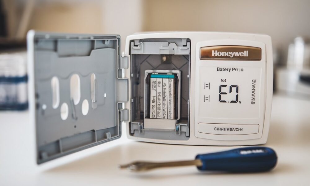 Honeywell Home Pro Series thermostat battery replacement
