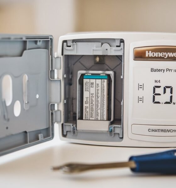 Honeywell Home Pro Series thermostat battery replacement