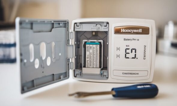 Honeywell Home Pro Series thermostat battery replacement