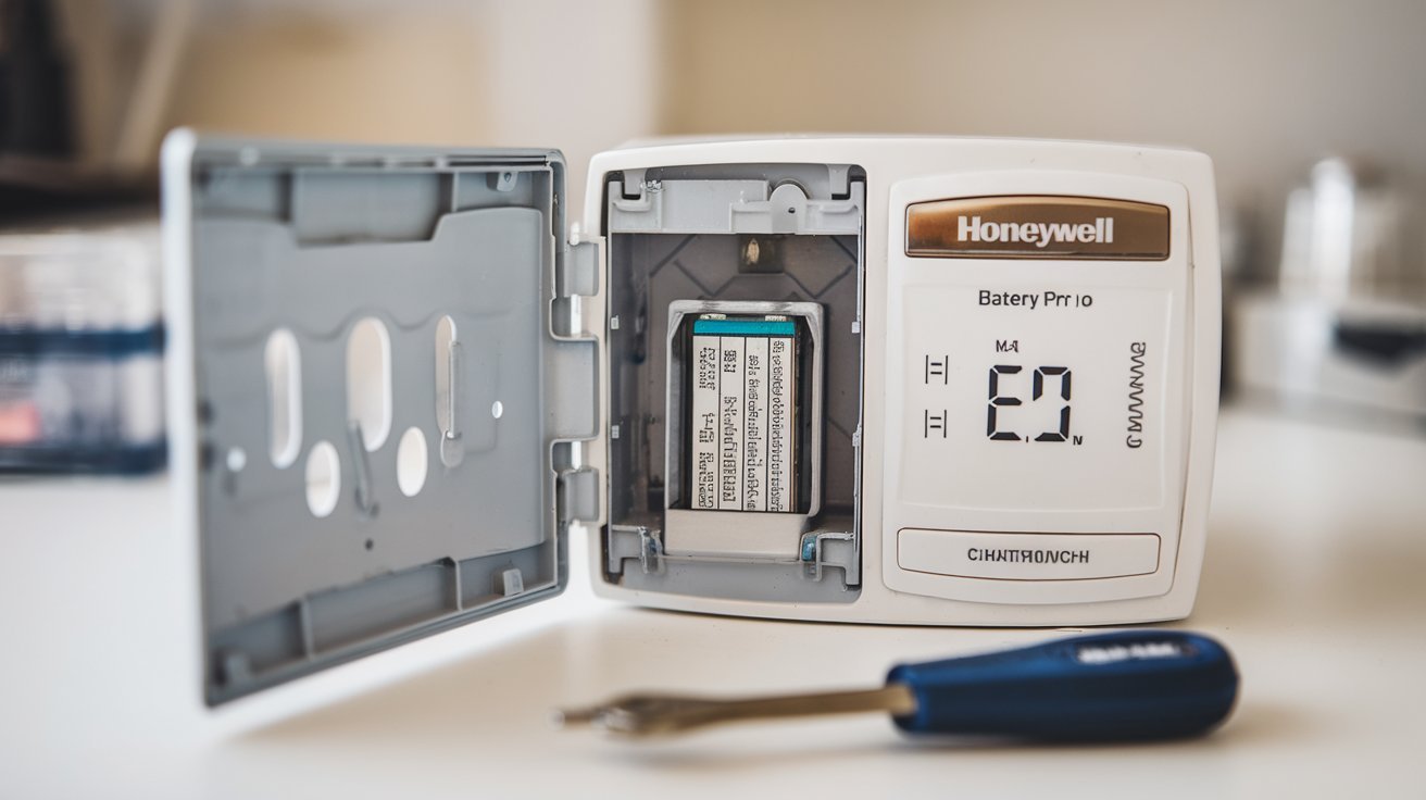 Honeywell Home Pro Series thermostat battery replacement