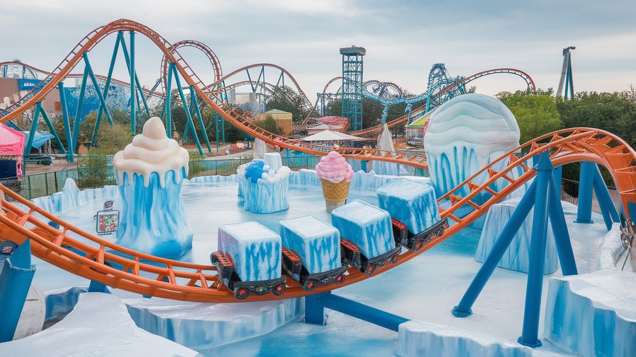 Mr. Freeze at Six Flags Over Texas