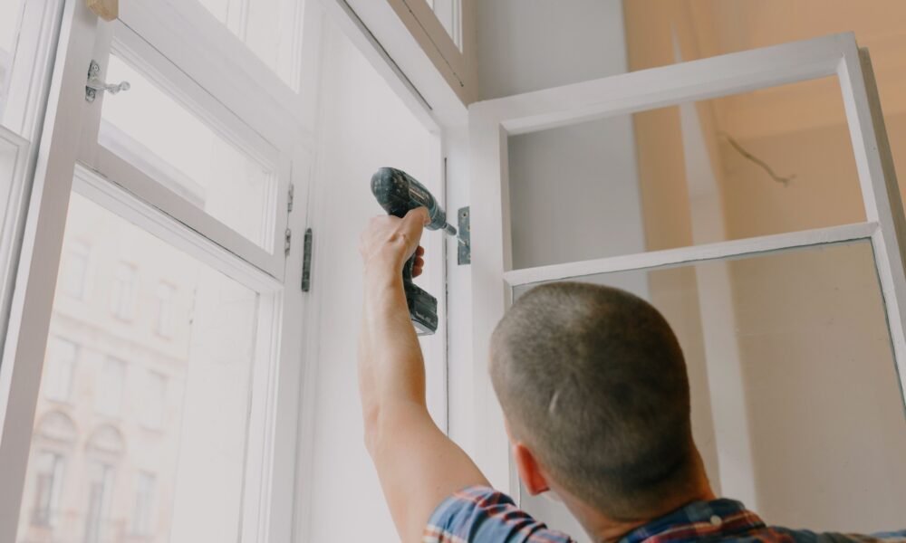 how to fix a sagging door