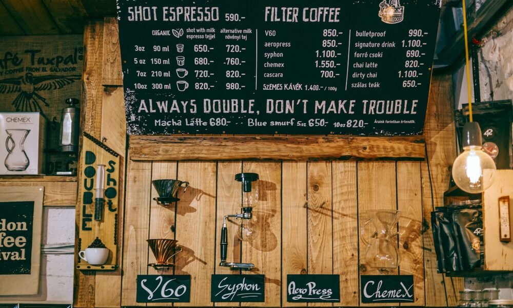 7 Brew menu