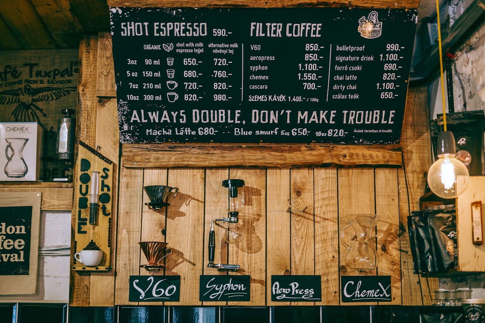 7 Brew menu